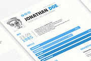 Resume PSD Template, a Resume Template by Zomorsky (Thumbnail 1 of 5)