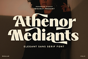Athenor Mediants – Elegant Sans Font, a Sans Serif Font by RagamKata (Thumbnail 1 of 10)