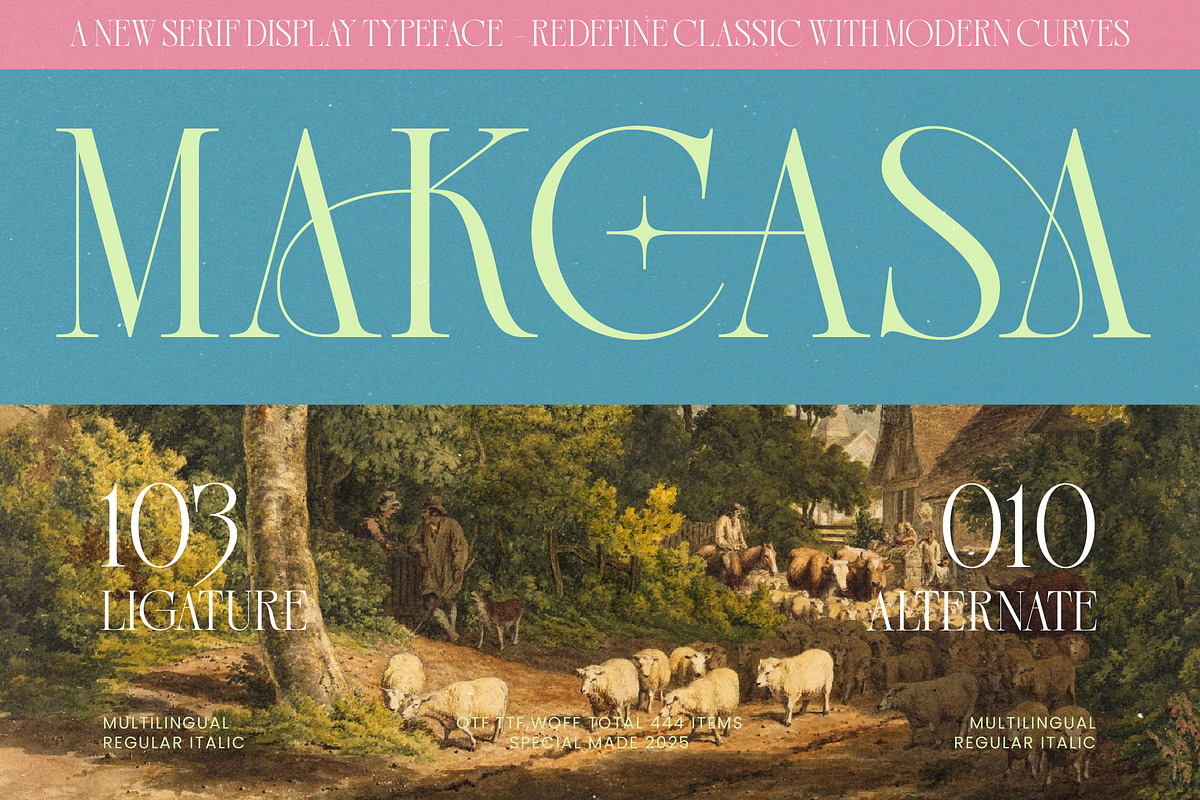 Makcasa Modern Serif Display Font, a Serif Font by timelesstype.co (Photo 1 of 15)