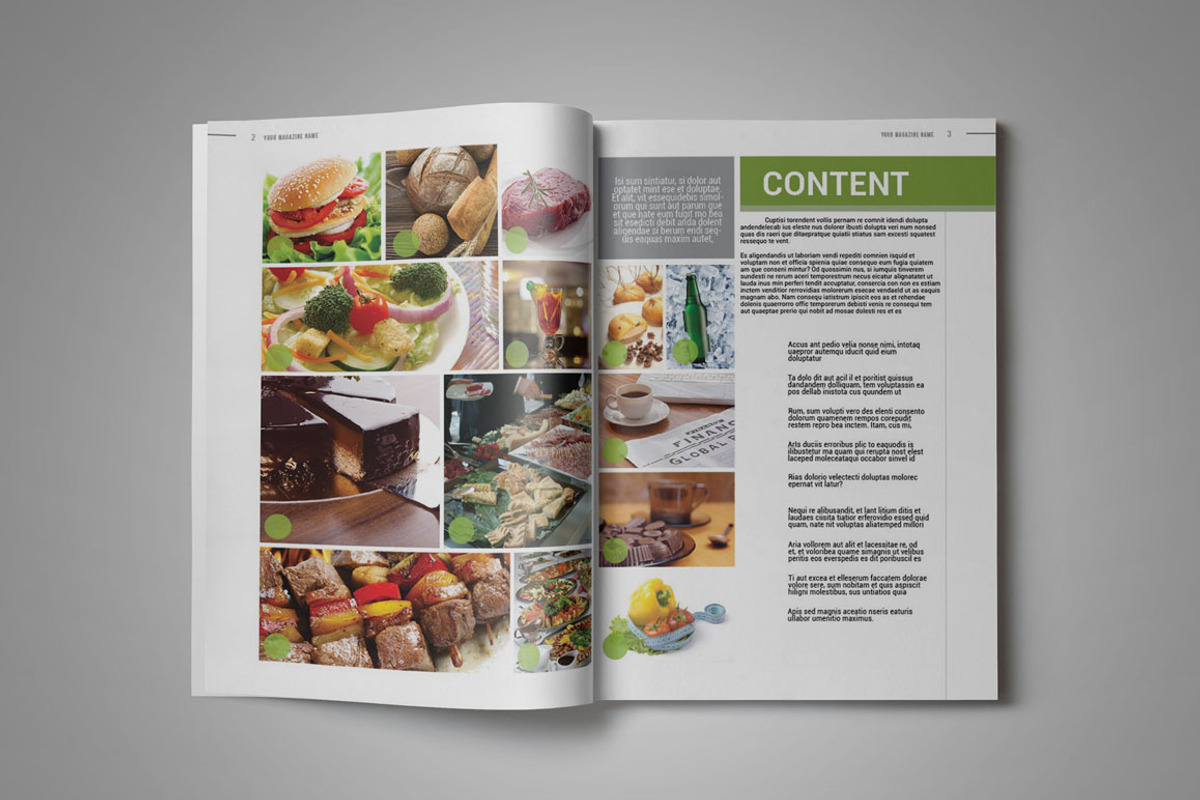 InDesign Magazine Template, a Magazine Template by Kingtown (Photo 2 of 5)