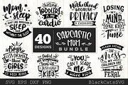 Funny mom SVG bundle 40 designs, an Illustration by BlackCatsMedia (Thumbnail 3 of 5)