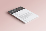 Resume + Cover Letter + Bonus, a Resume Template by Pentaclay (Thumbnail 2 of 5)