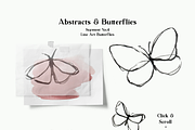 Abstract Butterflies Watercolor Set, a Texture Illustration by Ines Beatriz (Thumbnail 7 of 10)