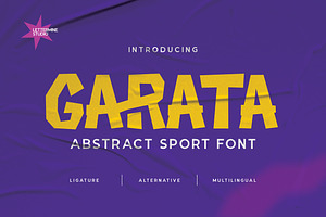 Garata – Dynamic Sport Display Font