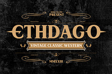 Ethdago - Vintage Classic Font