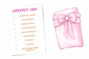 Watercolor Pink Woodland Fairy Clipa, an Illustration by Watercolor design (Thumbnail 11 of 12)