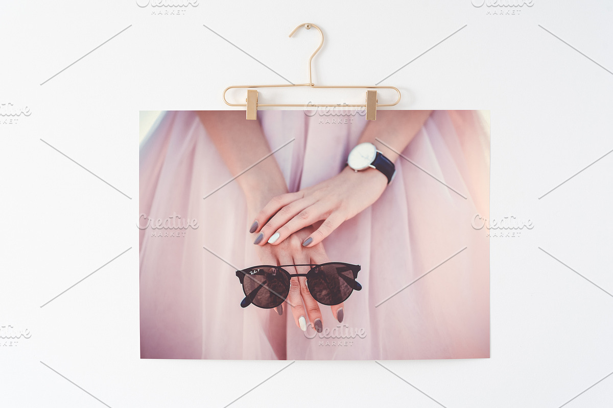 Print Holder Mockup Bundle, a Print Template by Kate Roubin (Photo 3 of 9)