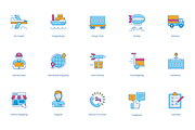 60 Logistics Icons, an Icon by Flat Icons (Thumbnail 2 of 5)