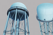 Metal Water Tower, an Architecture 3D Model by GamePoly (Thumbnail 2 of 5)