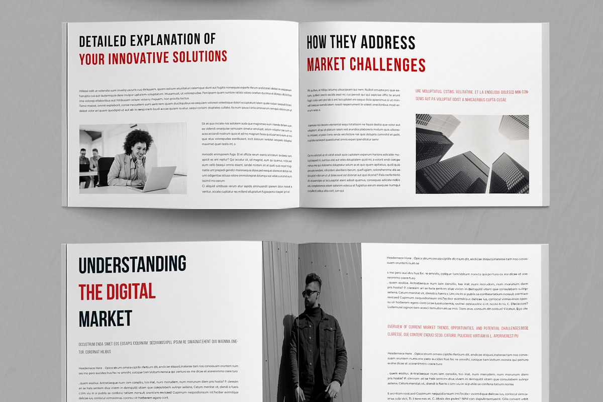 Business Magazine landscape Layout, a Magazine Template by ContestDesign (Photo 4 of 5)