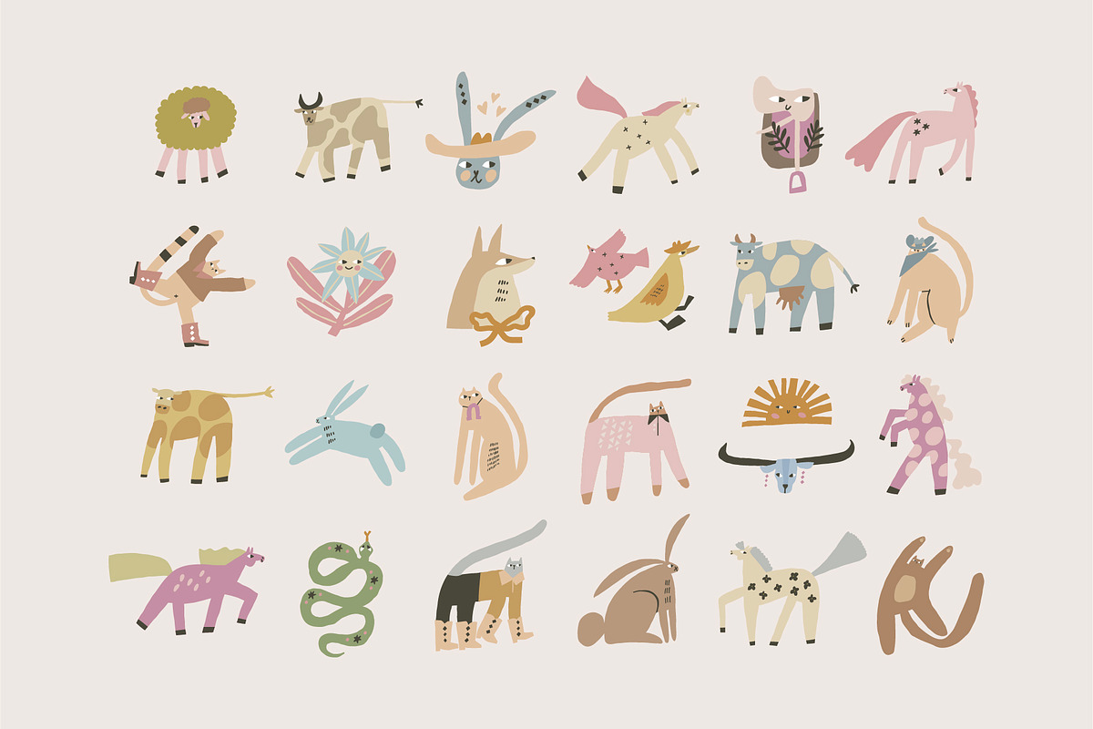 Western Nursery Poster Creator, an Animal Illustration by Olia (Photo 4 of 19)