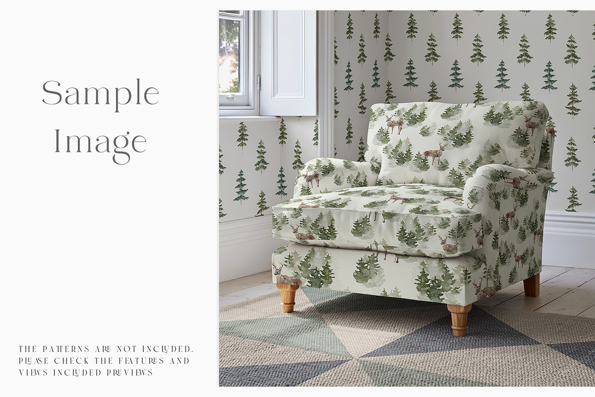 Armchair Upholstery Mockup, a Household Mockup by mock-ups (Photo 5 of 11)