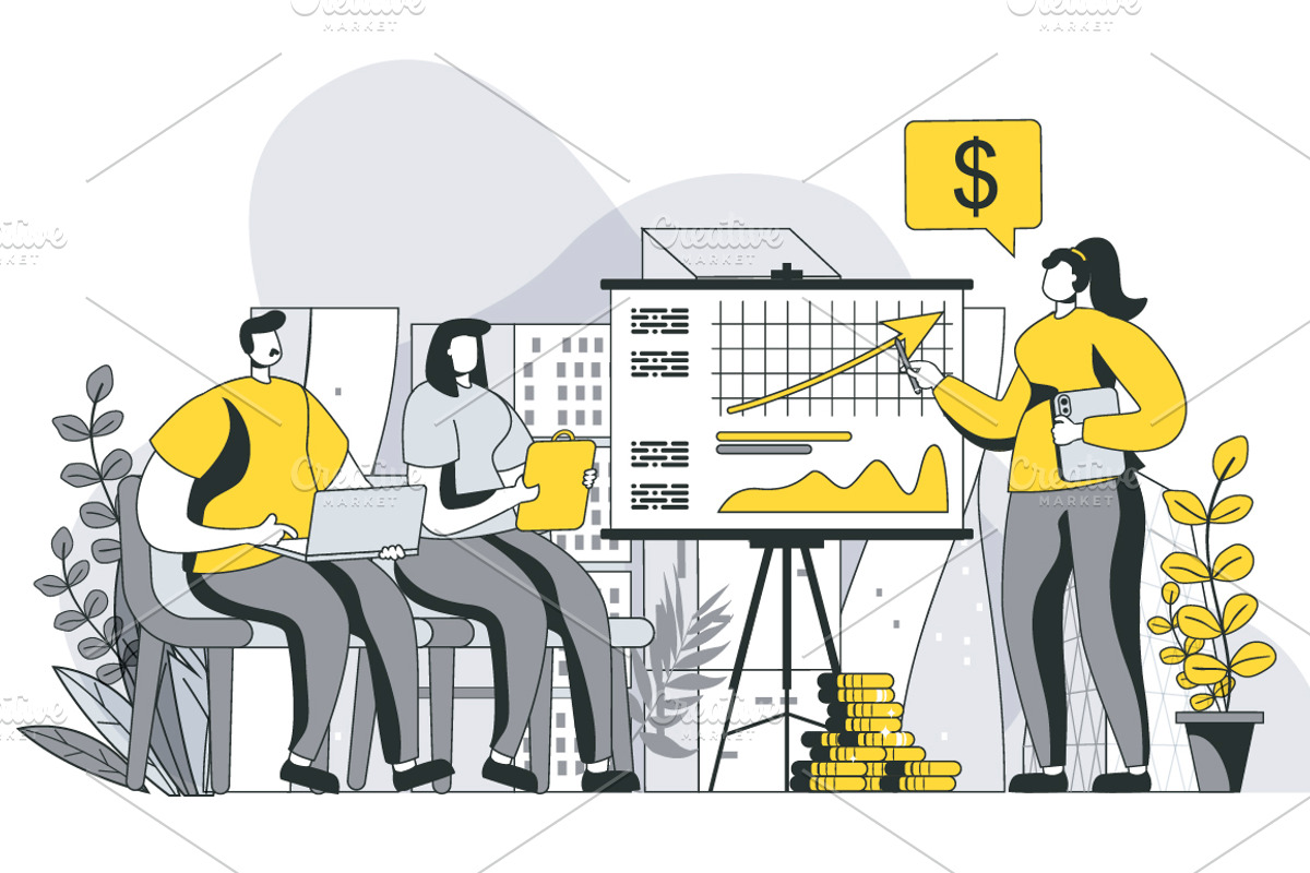 Business Outline Illustrations, a Templates & Theme by alexdndz (Photo 8 of 52)