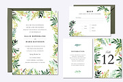 Watercolor Meadow Wedding Suite, an Invitation Template by origamiprints (Thumbnail 1 of 3)