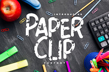 Paper Clip | Decorative Fun Font