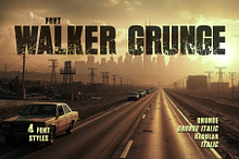 Walker: Walking Dead Style Sans Font