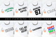 Big Bundle-Feminine Graphic Tees, a Background Graphic by iloladesign (Thumbnail 5 of 36)