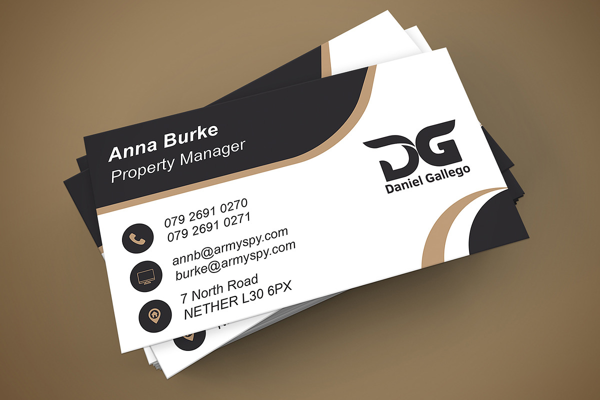 Corporate Business Card PSD preview 5