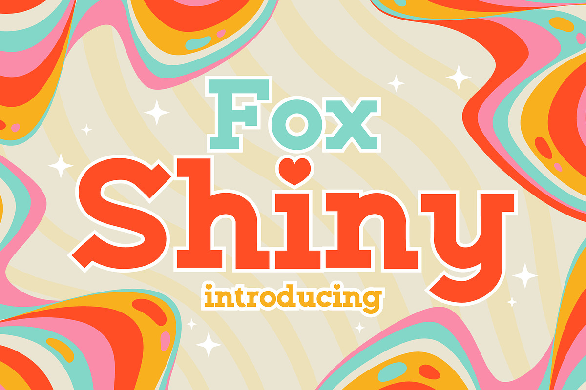 Fox Shiny Font, a Slab Serif Font by Fox7 By Rattana (Photo 1 of 8)
