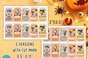 5 Bundle Halloween Favor Gift Tags, a Card Template by Tanondesign (Thumbnail 2 of 3)