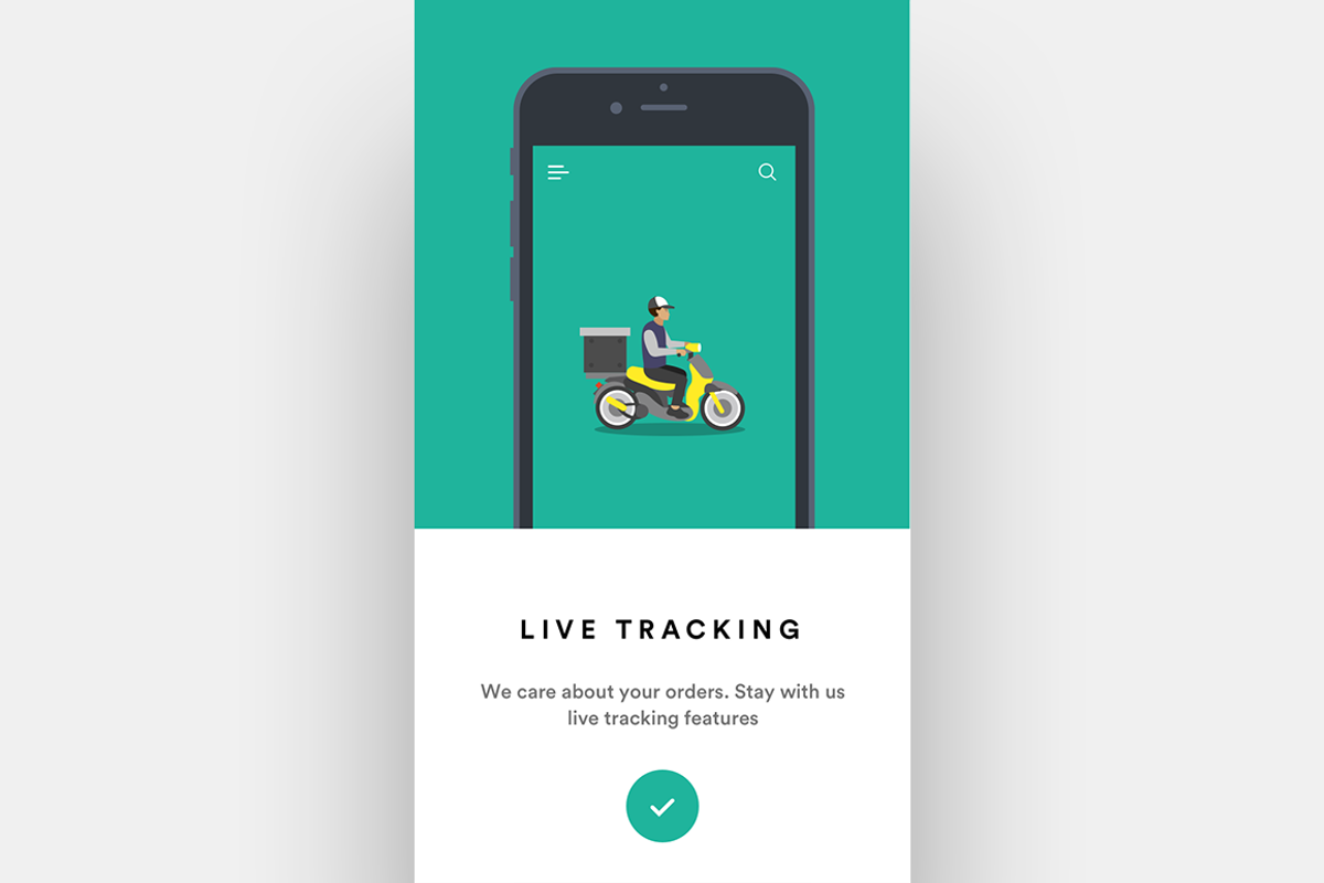 Complete iOS ui kit for delivery app, an UI Kit Template by Divanraj (Photo 2 of 29)