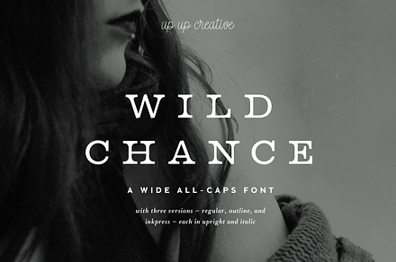 Wild Chance Complete 6-Font Family, a Serif Font by Up Up Creative