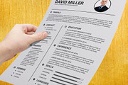 Resume Template | CV + Cover Letter, a Resume Template by designvillage (Thumbnail 7 of 13)