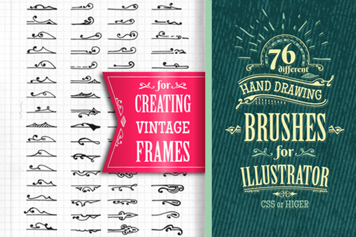 Art brushes for AI, a Brush Add-On by ARSCOR (Photo 2 of 6)