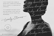 Lovely Stories Stylish Pretty Script, a Script Font by Mila Garret (Thumbnail 4 of 8)