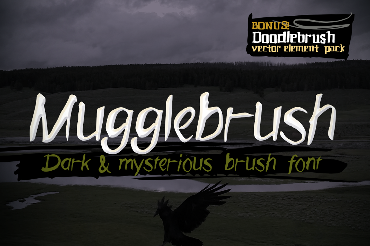 Brush Font Bundle preview 8