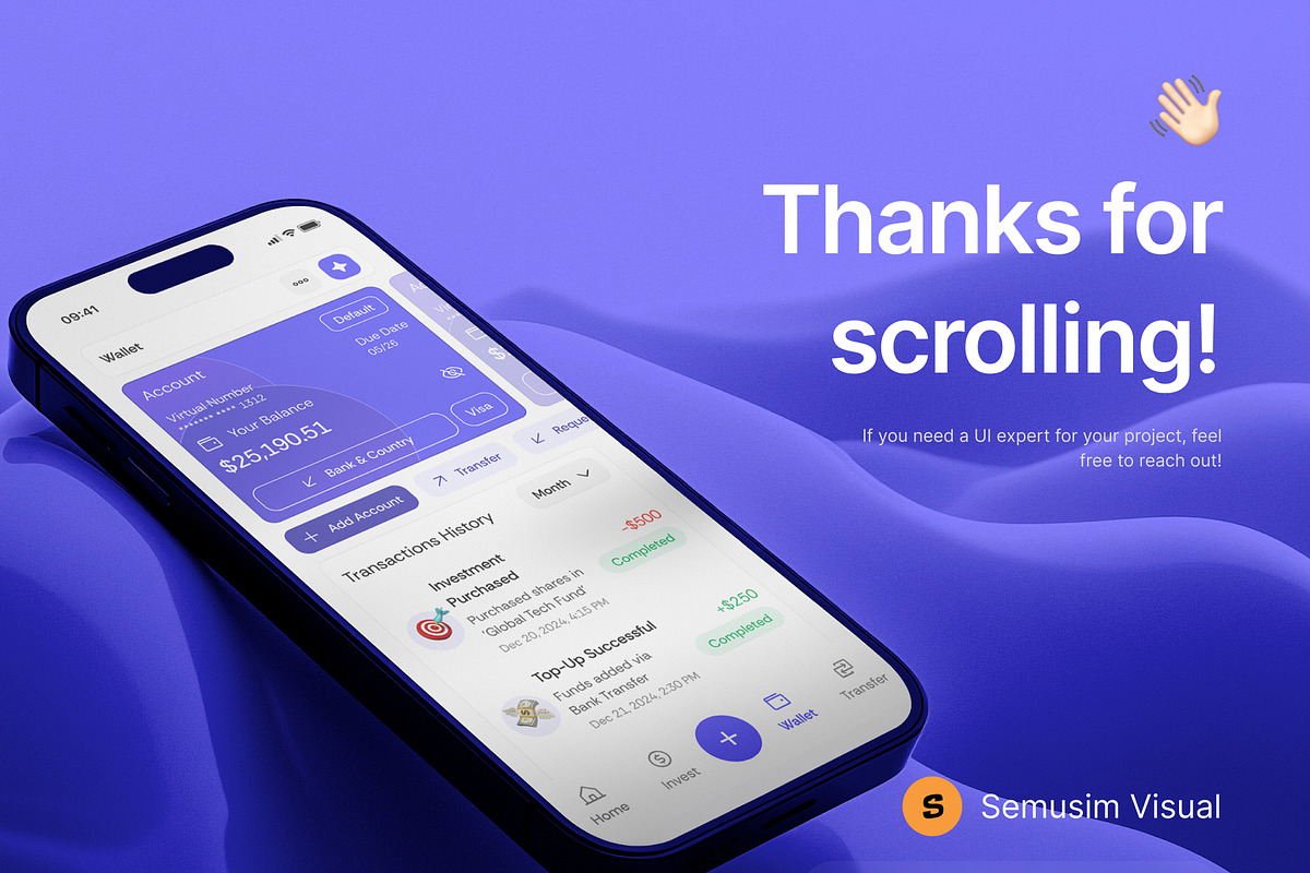 Investly - Investment App UI Kit, an UI Kit Template by Semusim Visual (Photo 8 of 8)