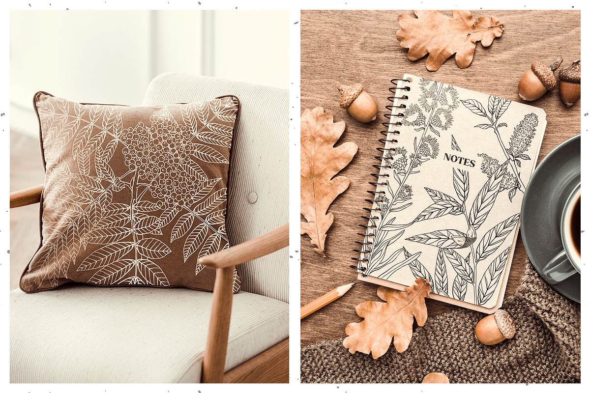 Branches, Leaves and Berries Vol. 2, a Seasonal Illustration by GVGraphics (Photo 6 of 12)