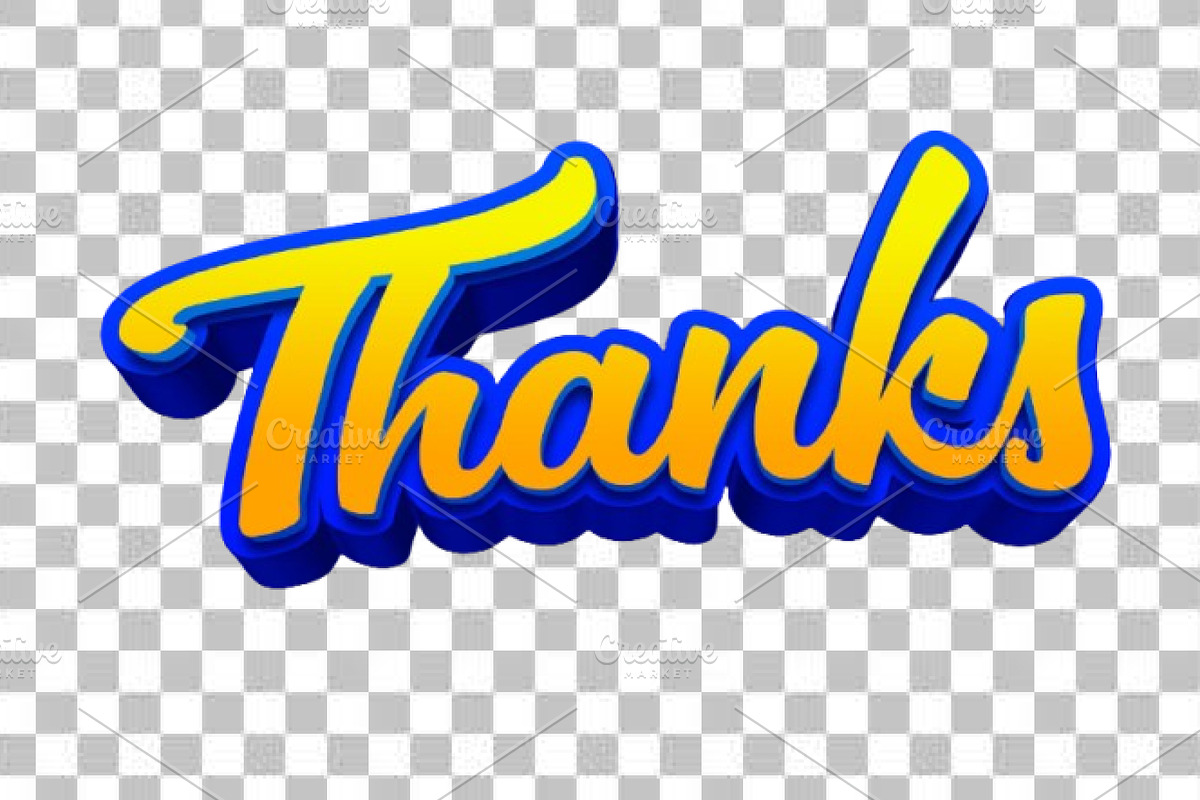 Thanks PSD 3D Editable Text Effect, a Layer Style Add-On by TrueVector (Photo 2 of 2)