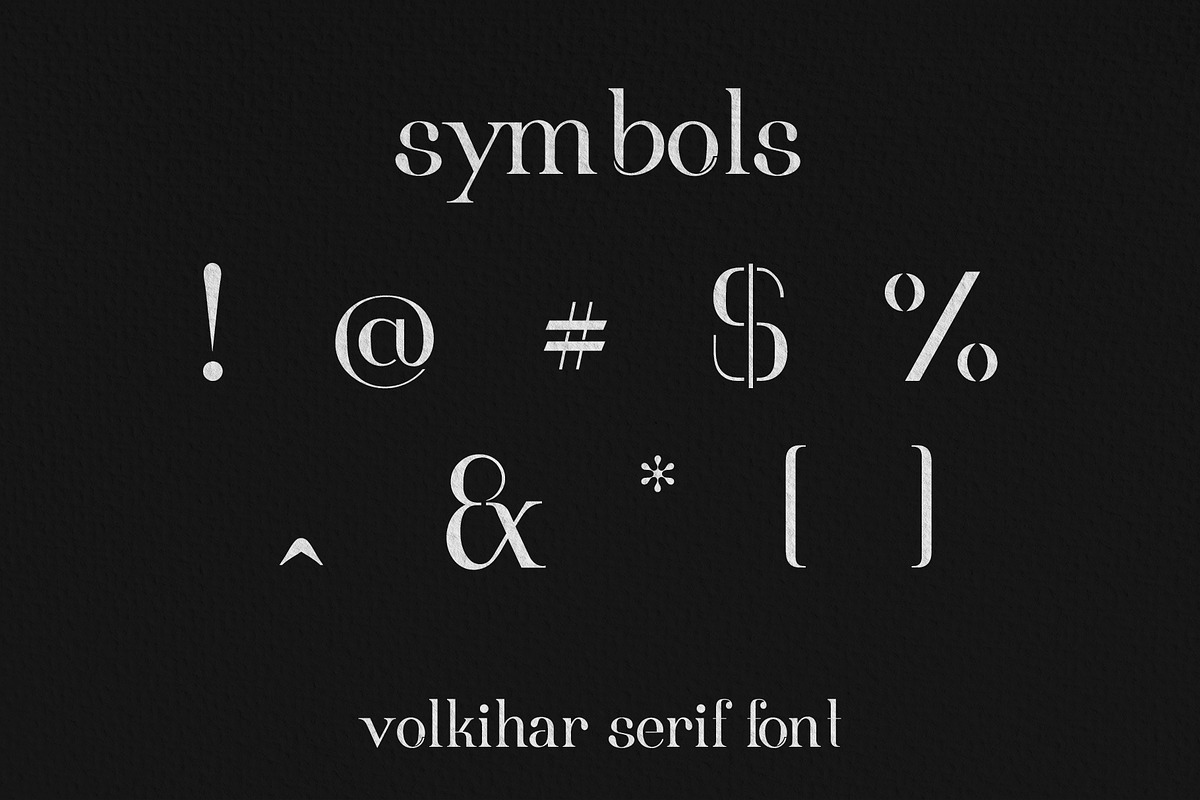 Volkihar | Modern Serif Font, a Serif Font by Voleshads (Photo 3 of 6)