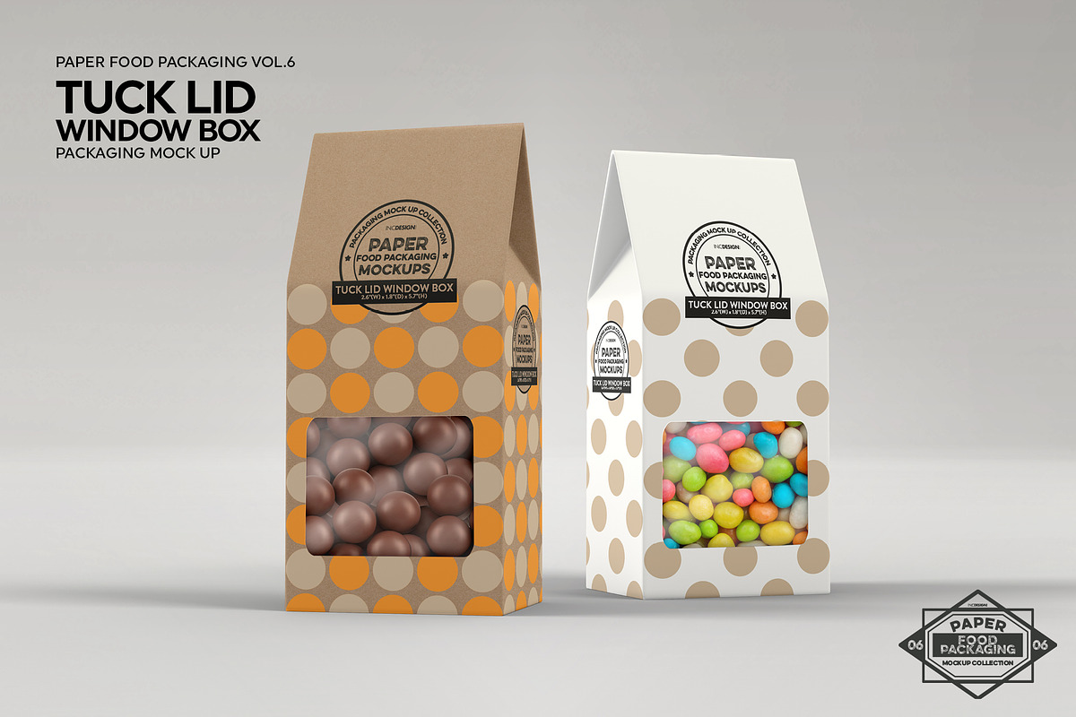 VOL.6: Food Box Packaging Mockups, a Cups & Container Mockup by INCDesign (Photo 5 of 20)