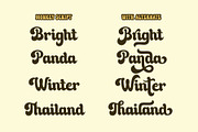 Monkey Script - Groovy Retro Font, a Script Font by Airotype (Thumbnail 2 of 14)