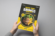 Modern 2 Page Food Menu Template, a Brochure Template by vectorlnk (Thumbnail 2 of 4)