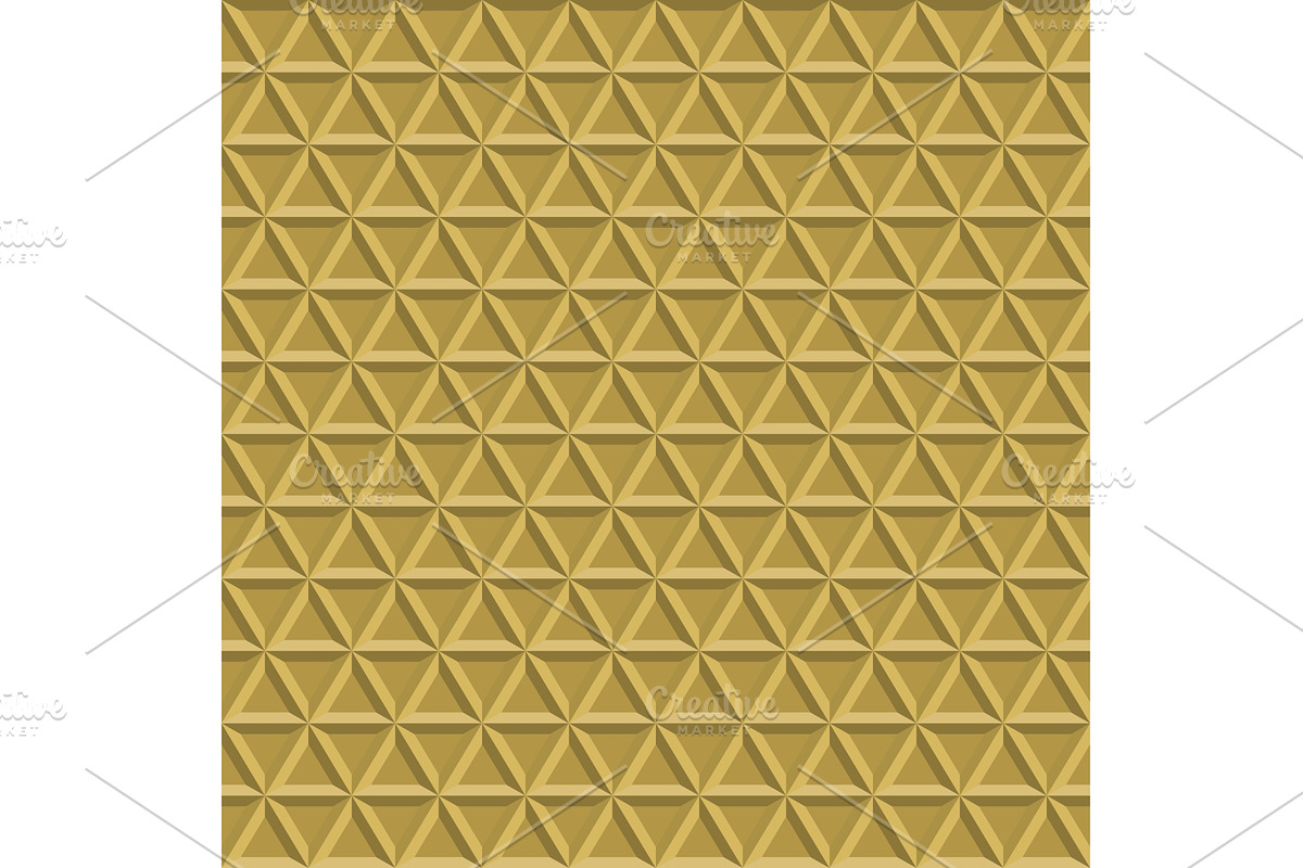 Geometric Seamless Pattern With 3D, a Pattern Graphic by FineArtStudio (Photo 1 of 3)