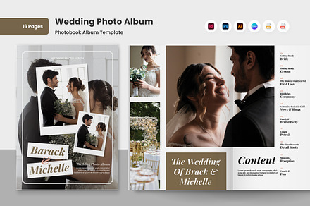 Wedding Photo Album Book, a Magazine Template by twinstd