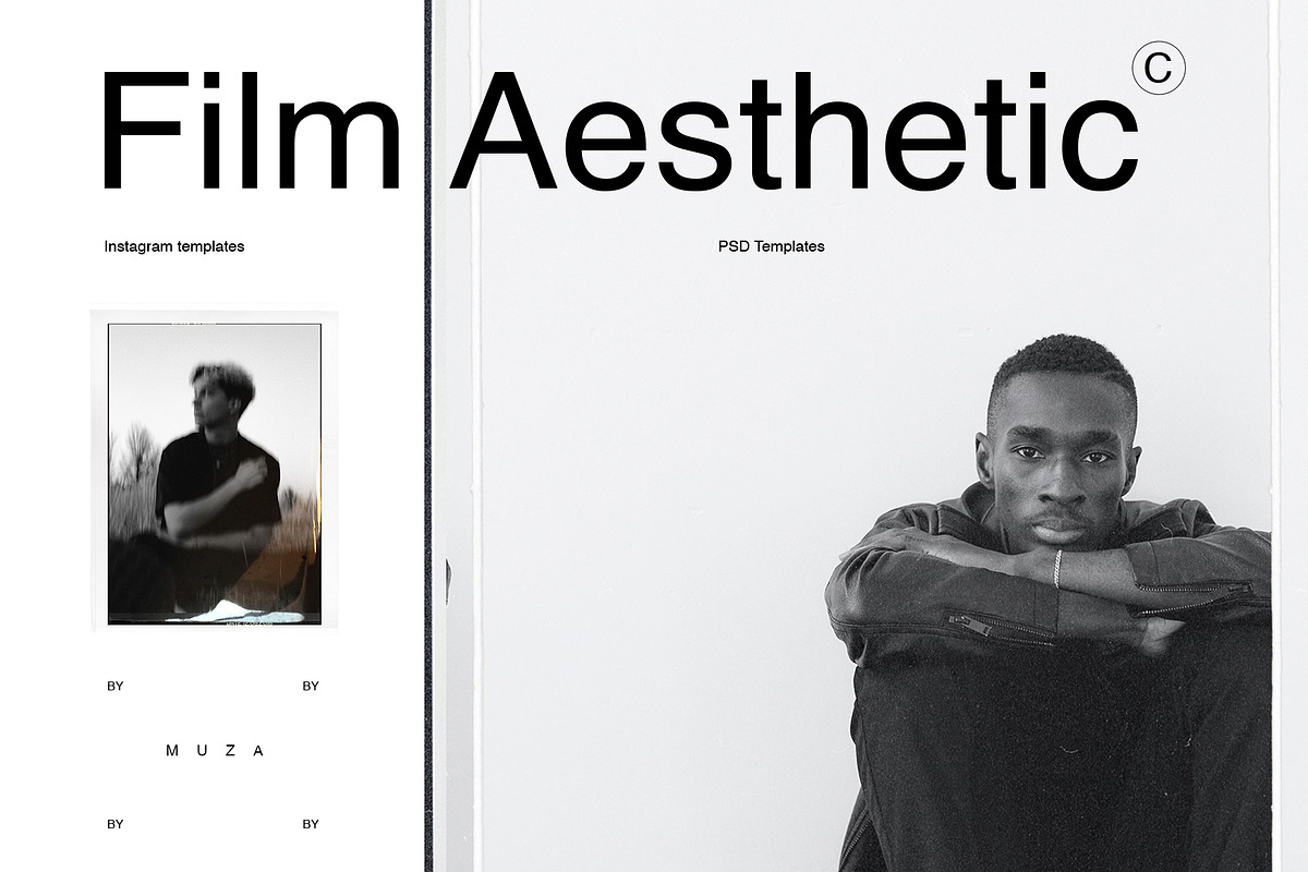 Film Aesthetic Instagram Templates, a Social Media Template by The Muza (Photo 4 of 11)