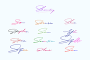 Sheanday | Signature Script, a Script Font by Mozyen Studio (Thumbnail 10 of 13)