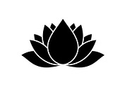 Lotus Flower Silhouette Vector Bundl, an Illustration by Creativeshirt (Thumbnail 4 of 51)