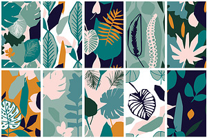 Jungle Seamless Vector Patterns