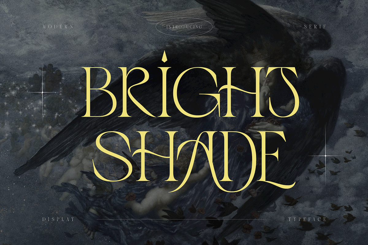 Bright Shade - Modern Serif Display, a Serif Font by Namara Creative Studio (Photo 1 of 12)