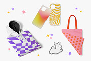 Let's celebrate! Graphics & patterns, a Decorative Illustration by by Margo (Thumbnail 6 of 7)