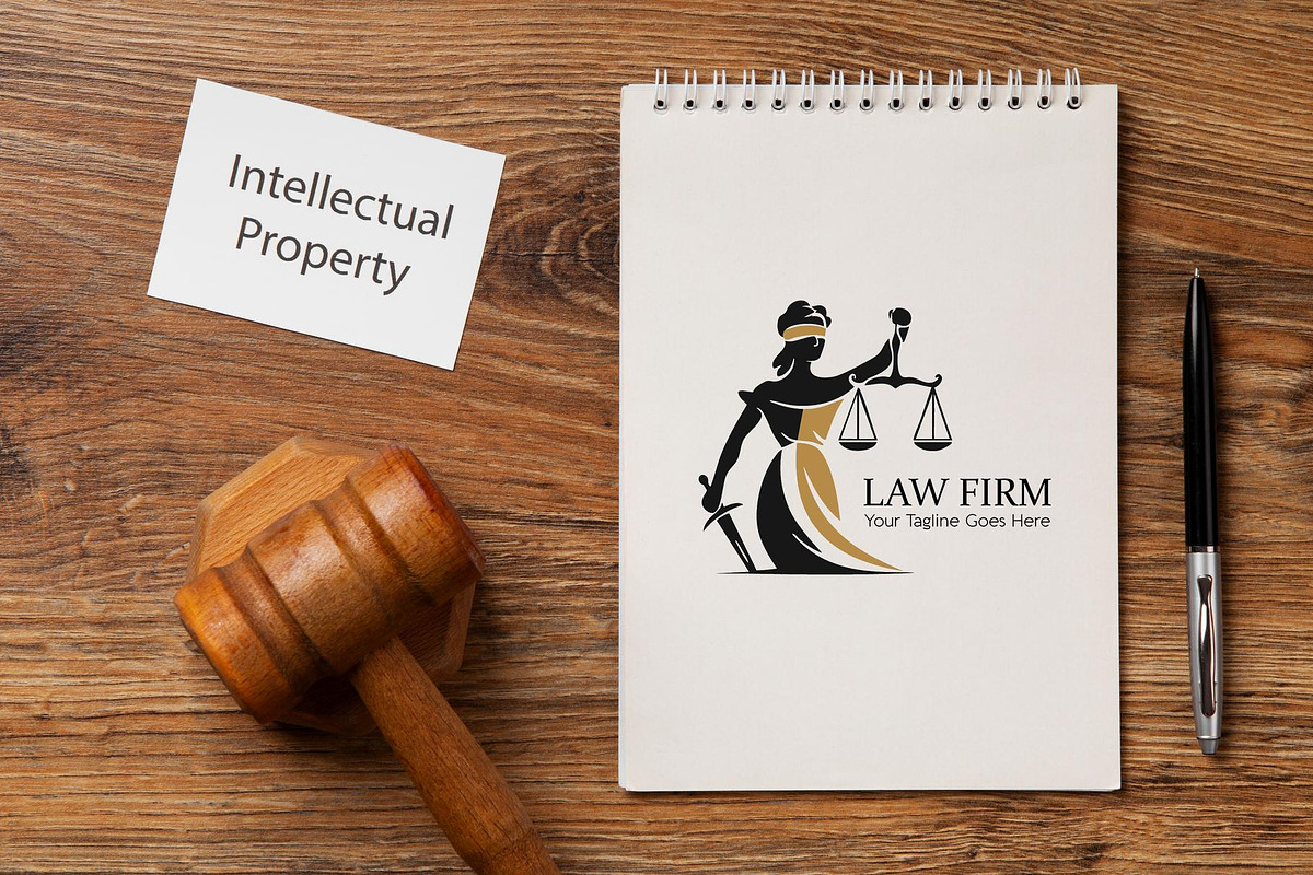 Modern Lady Justice Logo Template, a Branding & Logo Template by YUDesignStore (Photo 5 of 8)