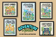 Adventure awaits: 10 illustration, a Person Illustration by gunaonedesign (Thumbnail 1 of 8)
