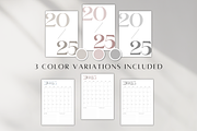 2025 Printable Calendar Template, a Stationery Template by BRANDcontent (Thumbnail 4 of 7)