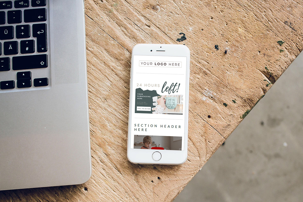 Mailchimp & Canva Template | 3 Pack, an Email Template by Thirty One Palms Studio (Photo 5 of 9)