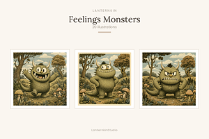 Feelings Monsters Clip Art, 20